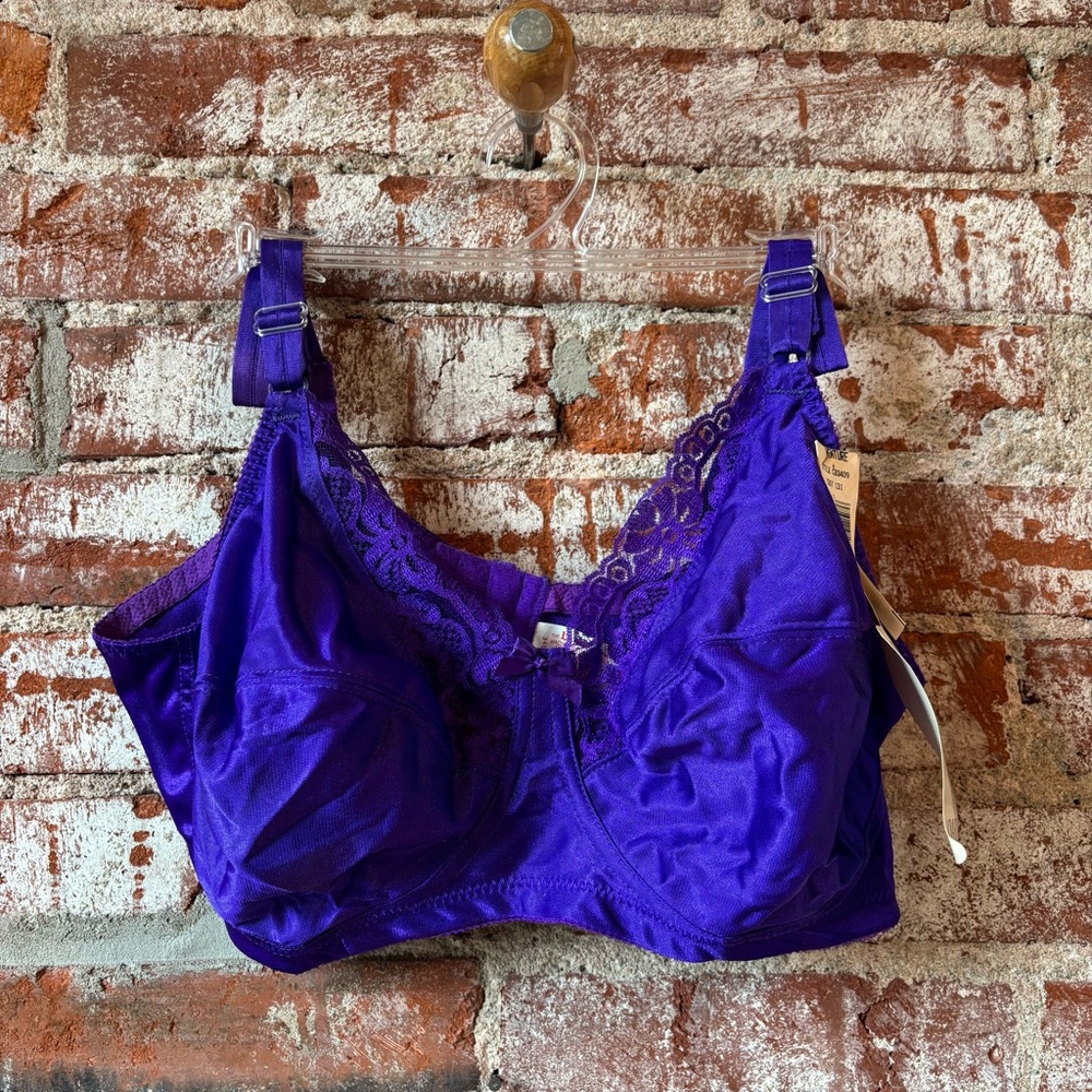 Elegant vintage Purple Lace Bra